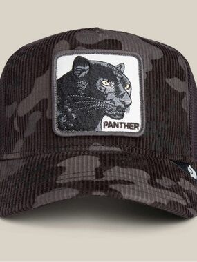 Goorin Bros. PANTHER CAMO “PANTHER” Trucker Hat. Mesh SnapBack. NWT